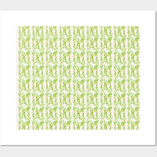 Green Tree aop pattern Posters and Art